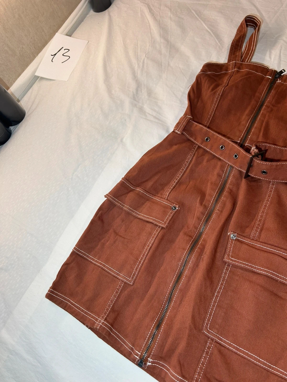 Bruine denim jurk divided h&m – photo 5